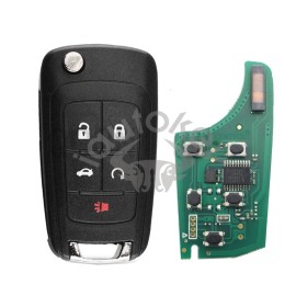(315Mhz) OHT01060512 4+1btn Flip Key For Chevrolet