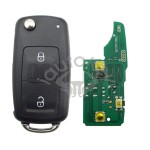 (433Mhz) 7E0837202BD Flip Remote Key For VW Amarok Transporter T6