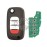 (433Mhz) CWTWB1G767 Flip Key For Smart ForTwo