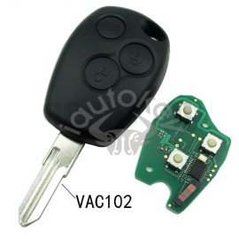 (433Mhz) VAC102 Remote Key For Renault Master Kangoo Clio