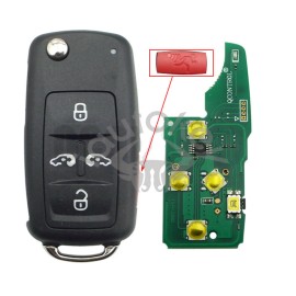 （433Mhz) Flip Key For VW Multivan Sharan